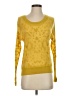 CAbi Animal Print Yellow Pullover Sweater Size S - photo 1