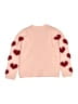 Cupcakes & Cashmere Hearts Pink Pullover Sweater Size 10 - 12 - photo 2
