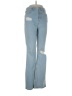 Forever 21 Hearts Blue Jeans Size 28 waist - photo 1