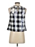 Vineyard Vines 100% Polyester Silver Sleeveless Blouse Size XS - photo 2