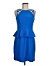 Bisou Bisou 100% Polyester Blue Cocktail Dress Size 6 - photo 1