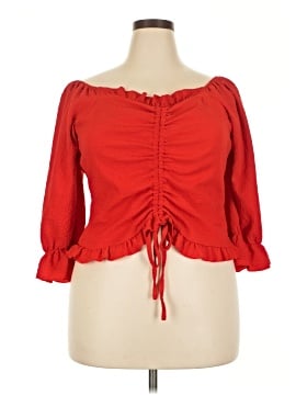 Shein Curve 3/4 Sleeve Blouse