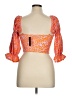 ELOQUII Orange 3/4 Sleeve Blouse Size 14 - photo 2