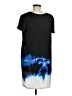 Vince. 100% Polyester Graphic Blue Casual Dress Size 6 - photo 2
