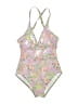 Unbranded Paisley Pink One Piece Swimsuit Size 8 - photo 1
