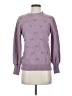 Unbranded Polka Dots Purple Pullover Sweater Size S - photo 1