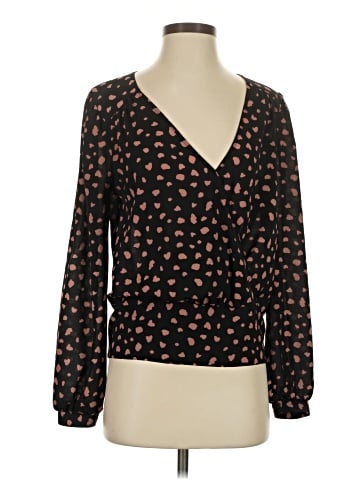 All in Favor Long Sleeve Blouse (view 1)