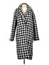 Glamorous Houndstooth Ivory Coat Size S - photo 1