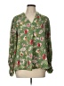 Jodifl 100% Polyester Green 3/4 Sleeve Blouse Size L - photo 1