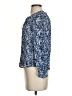 Stellah 100% Viscose Blue Long Sleeve Blouse Size S - photo 5