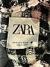 Zara Houndstooth Black Coat Size S - photo 6