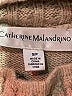 Catherine Malandrino Chevron-herringbone Tan Turtleneck Sweater Size S - photo 7