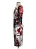 ECI Print Black Cocktail Dress Size 4 - photo 5