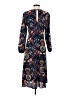 I. Madeline 100% Polyester Paisley Blue Casual Dress Size S - photo 2