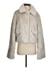 OiOi 100% Polyester Gray Ivory Faux Fur Jacket One size - photo 1