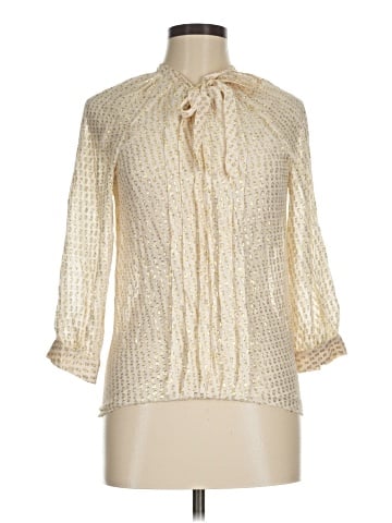 Julie Brown 3/4 Sleeve Silk Top (view 1)