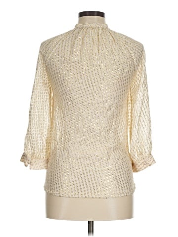 Julie Brown 3/4 Sleeve Silk Top (view 2)