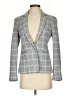 Express Plaid Gray Blazer Size 2 - photo 1