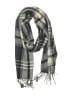 Unbranded Plaid Gray Black Scarf One size - photo 1
