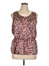 Black Rainn 100% Polyester Red Sleeveless Blouse Size XL - photo 1