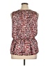 Black Rainn 100% Polyester Red Sleeveless Blouse Size XL - photo 2