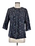 Unbranded Blue 3/4 Sleeve Blouse Size M - photo 1