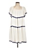 She + Sky 100% Polyester White Casual Dress Size L - photo 1
