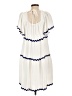 She + Sky 100% Polyester White Casual Dress Size L - photo 2