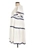She + Sky 100% Polyester White Casual Dress Size L - photo 5