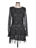 LoveShackFancy 100% Polyester Stars Silver Cocktail Dress Size L - photo 1