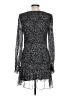 LoveShackFancy 100% Polyester Stars Silver Cocktail Dress Size L - photo 2