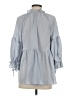 Blu Pepper Gray 3/4 Sleeve Blouse Size S - photo 2