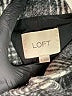 Ann Taylor LOFT Plaid Gray Coat Size S - photo 6