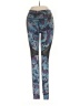 Mono b Graphic Blue Active Pants Size S - photo 2
