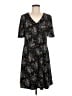 CeCe Paisley Black Casual Dress Size M - photo 1