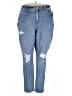 Old Navy Hearts Blue Jeans Size 18 (tall) - photo 1