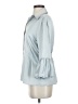 BCBGMAXAZRIA Blue 3/4 Sleeve Button-Down Shirt Size S - photo 5