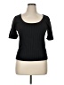 Pilcro Black Short Sleeve Top Size XL - photo 1