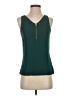 Express 100% Polyester Green Sleeveless Blouse Size XS - photo 1