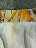 Unbranded 100% Polyester Print Gold Long Sleeve Blouse Size M - photo 7