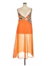 Unbranded Tropical Orange Cocktail Dress Size XXL - photo 2