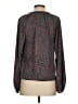 Evereve 100% Polyester Purple Long Sleeve Blouse Size S - photo 2