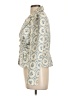 Arden B. Paisley Ivory Blazer Size L - photo 5