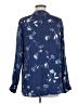 Liza Byrd 100% Rayon Floral Blue Long Sleeve Blouse Size M - photo 2