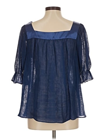 Graham & Spencer 3/4 Sleeve Silk Top (view 2)
