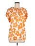 Unbranded Orange Short Sleeve Blouse Size M - photo 1