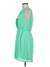 Alya 100% Polyester Solid Green Cocktail Dress Size M - photo 5