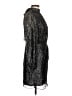 Maje Metallic Black Cocktail Dress Size EU (FR) 42 / US 10 - photo 4
