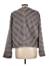 Bagatelle 100% Polyester Argyle Gray Faux Fur Jacket Size L - photo 2