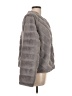Bagatelle 100% Polyester Argyle Gray Faux Fur Jacket Size L - photo 4